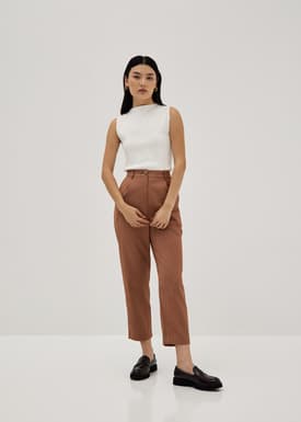 Hazel Relaxed Fit Tailored Pants