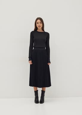Zarielle Sunray Pleated Skirt