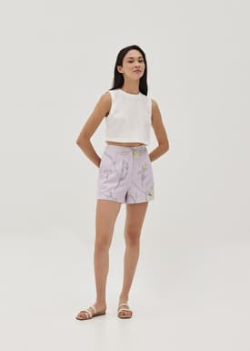 Rivka Loose Shell Crop Top