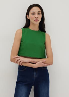 Rivka Loose Shell Crop Top
