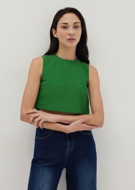 Rivka Loose Shell Crop Top