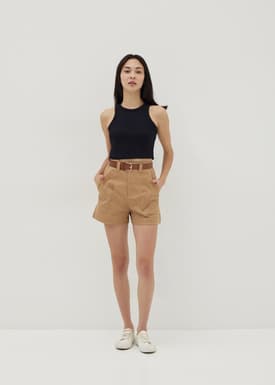 Fran Jersey Crop Tank Top