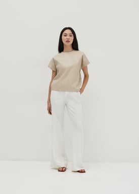 Danika Pleather Shell Top