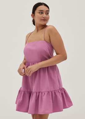 Bessie Padded Tie Back Dress