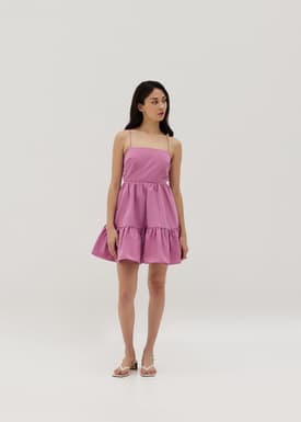 Bessie Padded Tie Back Dress