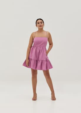 Bessie Padded Tie Back Dress