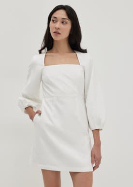 Gabbie Puff Sleeve Mini Dress
