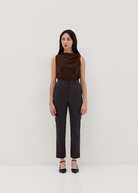 Varina Fitted Straight Leg Pants