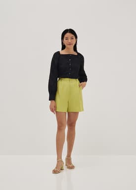 Annalise Organza Brocade Blouse
