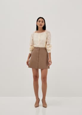 Annalise Organza Brocade Blouse