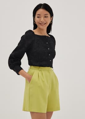 Annalise Organza Brocade Blouse