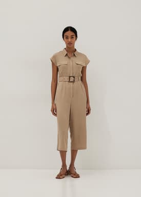 Lousia Tailored Collared Jumpsuit