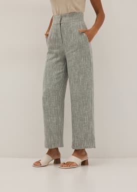 Bexley Tweed Straight Leg Pants
