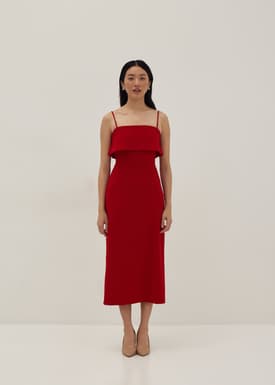Elowen Overlay Column Dress