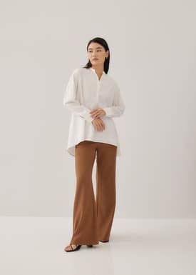 Natasa Mandarin Collar Shirt