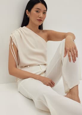 Kashka Tie Shoulder Toga Top