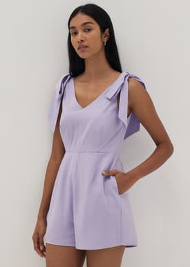 Maren Tie Shoulder Romper