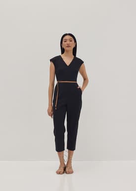 Mitchell Belted Tailored Jumpsuit