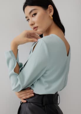 Nolana Round Neck Blouse