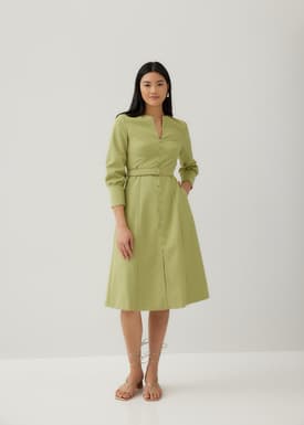 Yolly Panel Flare Dress