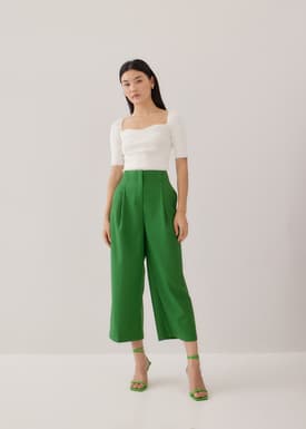 Maiah Tailored Pleat Trousers