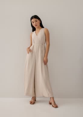 Tracey Panelled Wide Leg Jumpsuit