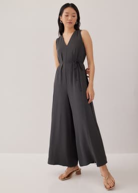 Tracey Panelled Wide Leg Jumpsuit