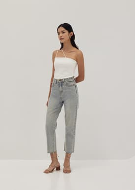 Niana Asymmetric Toga Top