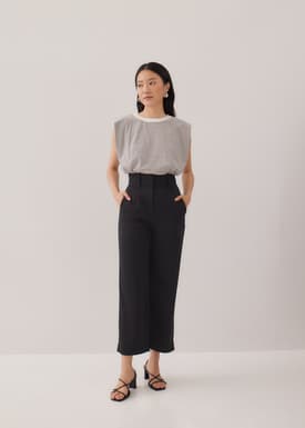 Morie Petite High Waist Straight Leg Pants (2022 Version)