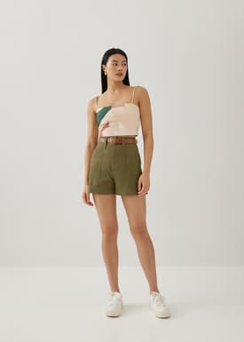 Alejandra Padded Camisole in Simple Pleasures