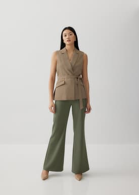 Shania Relaxed Belted Vest