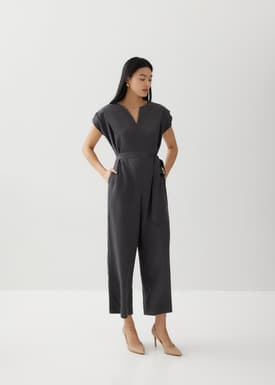 Bambi Relaxed Pleat Jumpsuit
