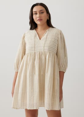 Catriona Striped Panel Dress