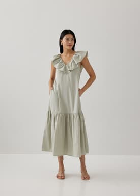 Veena Tiered Ruffle Dress