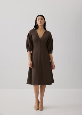 Roween Padded Puff Sleeve Dress