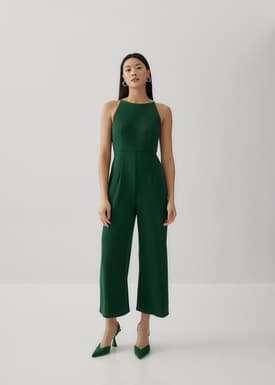 Ysabelle Cut In Straight Leg Jumpsuit