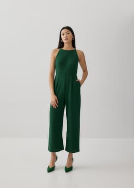Ysabelle Cut In Straight Leg Jumpsuit