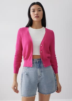 Keanna Textured Knit Cardigan