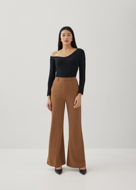 Frannie Asymmetric Knit Top