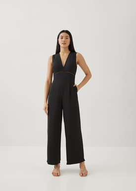 Ottilie Padded Ladder Trim Jumpsuit