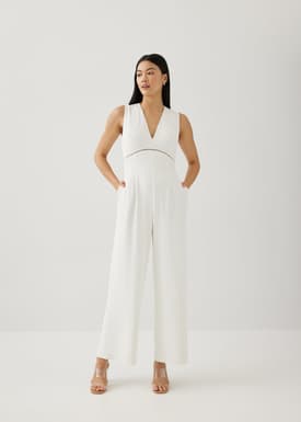 Ottilie Padded Ladder Trim Jumpsuit