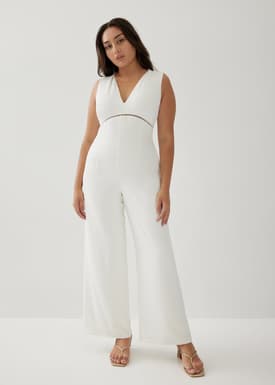 Ottilie Padded Ladder Trim Jumpsuit