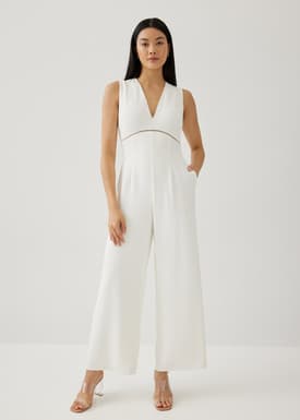 Ottilie Padded Ladder Trim Jumpsuit