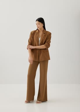 Silvia Tailored Linen Blazer