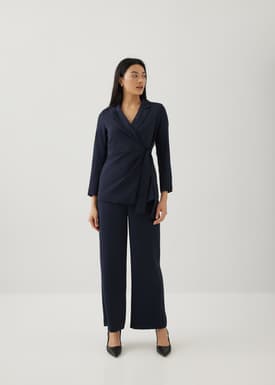Elina Front Wrap Blazer