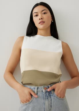 Serafina Funnel Neck Knit Top