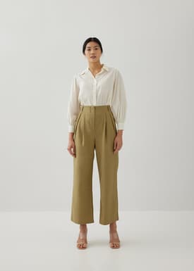 Zilla Linen Straight Leg Pants