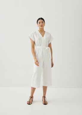 Lysle Ladder Trim Straight Leg Jumpsuit