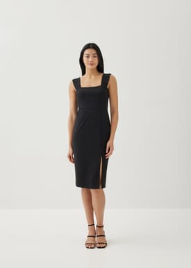 Arwen Square Neck Column Dress