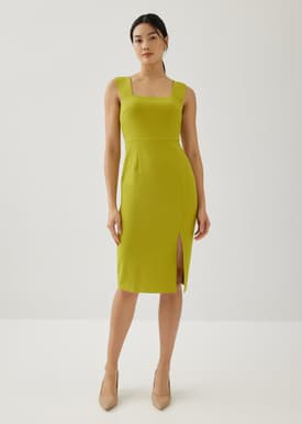 Arwen Square Neck Column Dress